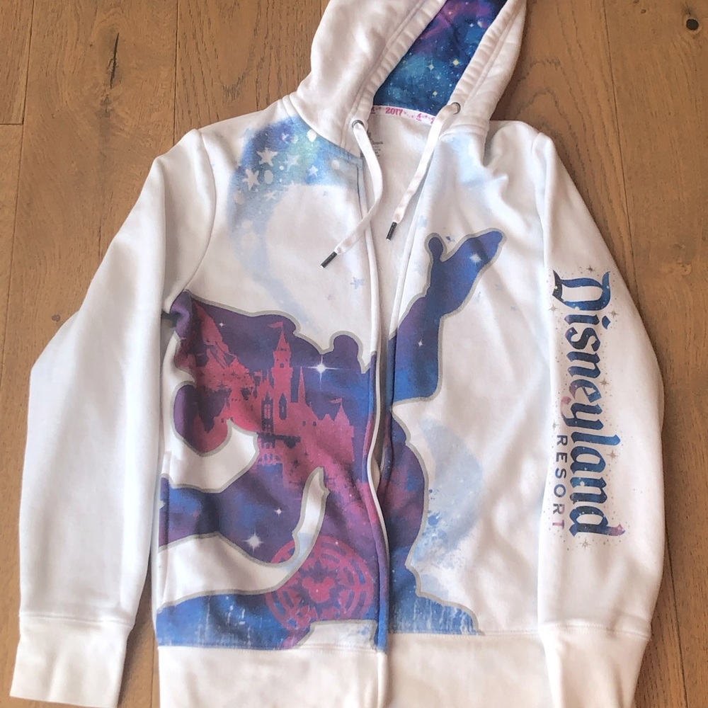Kids Disneyland Bundle! 2017 Disneyland Hoodie S & Plaid Mickey Hat